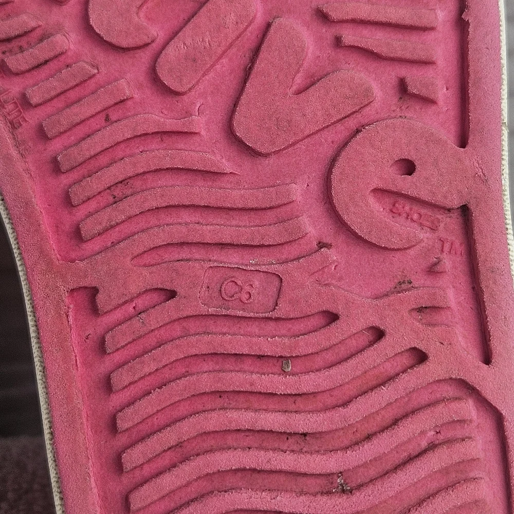 Native Jefferson Pink White Girl SZ C6 Slip-On Water Shoes